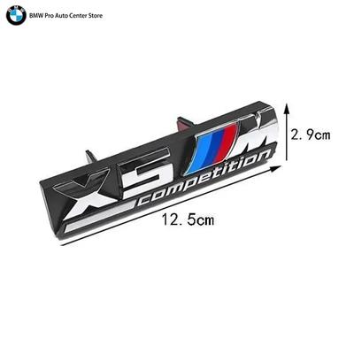 3D Car Front Grille Emblem X1 X2 X3 X4 X5 X6 X7 M Competition E83 F39 F10 F30 G11 E46 E90 Decor Accessories For Car Styling