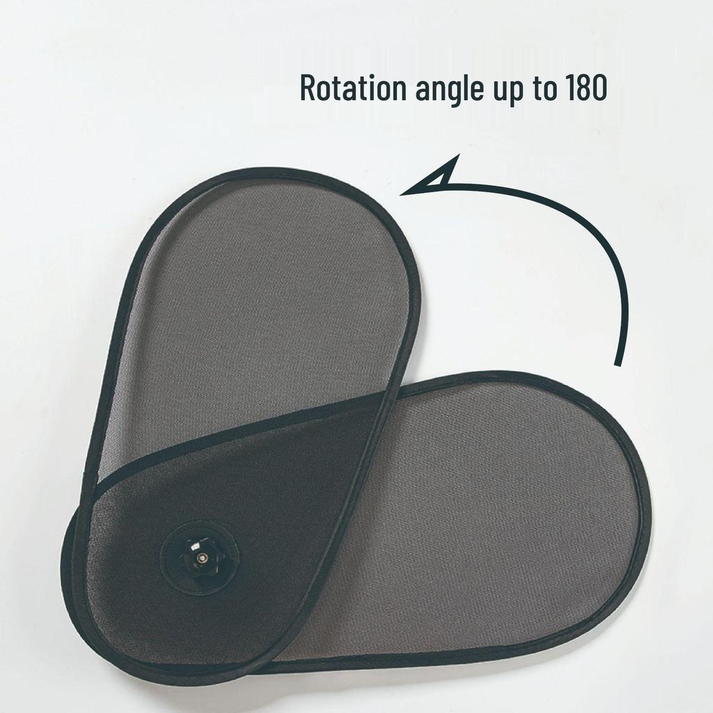 Adjustable Anti-UV Car Sunshade with Suction Cups - Provides Heat Insulation and Protection Without Obstructing View