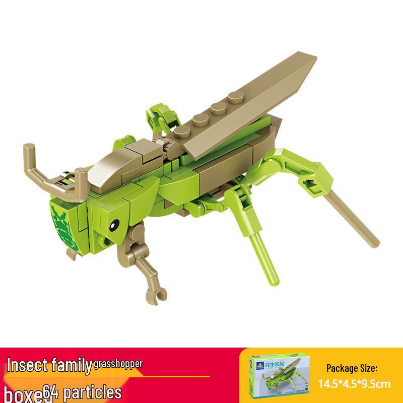 Kai Zhi Children's Educational Praying Mantis Puzzle Building Blocks Toy