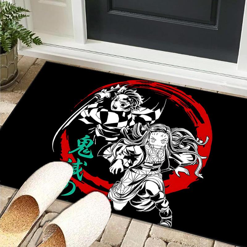 1PC rug Powerful Demon Anime Carpet, Chair Rug,Area Rug for Office Bedroom living rooms bedroom, Doormat decor Christmas fan gifts
