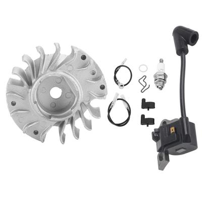 Flywheel Ignition Coil Spark Plug Kit Replacement Fit for STIHL MS180 170018017 Chainsaw Accessory