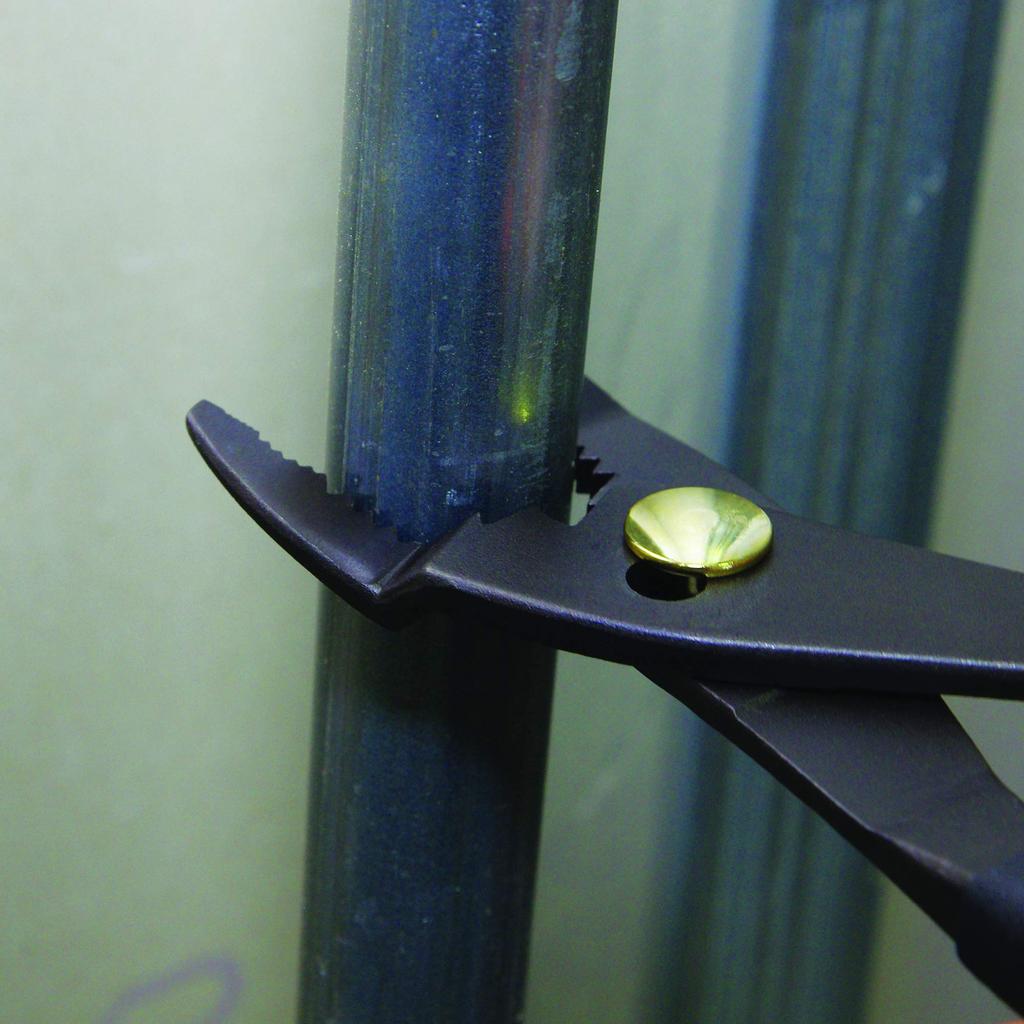 Fujiya Thin Combination Pliers, Black and Gold, Bent, 210-190-BG, 190mm