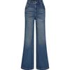Annaco Women's Retro Flared Distressed Jeans