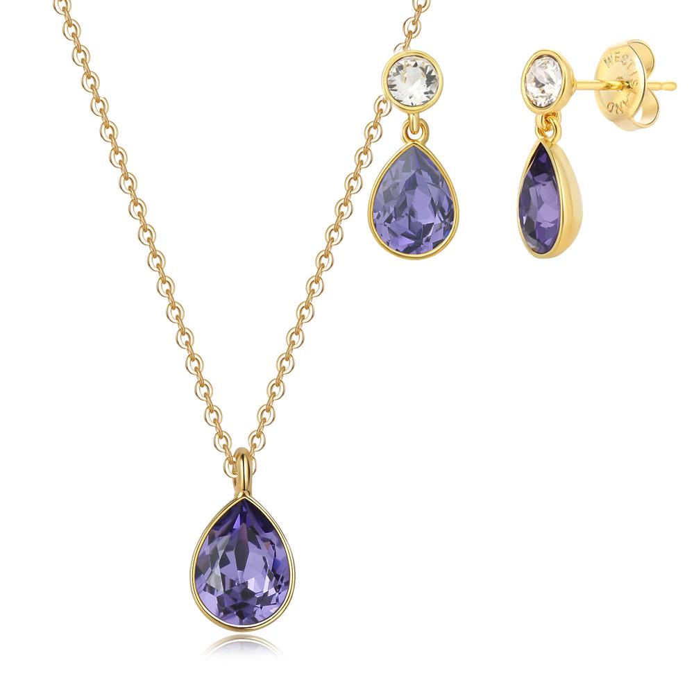 Westisland Pearly Necklace & Earring Set 14K_Wi8182233