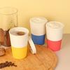 Coffee Cup, Wheat Straw Milk Tea Cup, Tea Cup, Anti-scald and Anti-slip, High-quality Appearance, Household Use, Water Cup