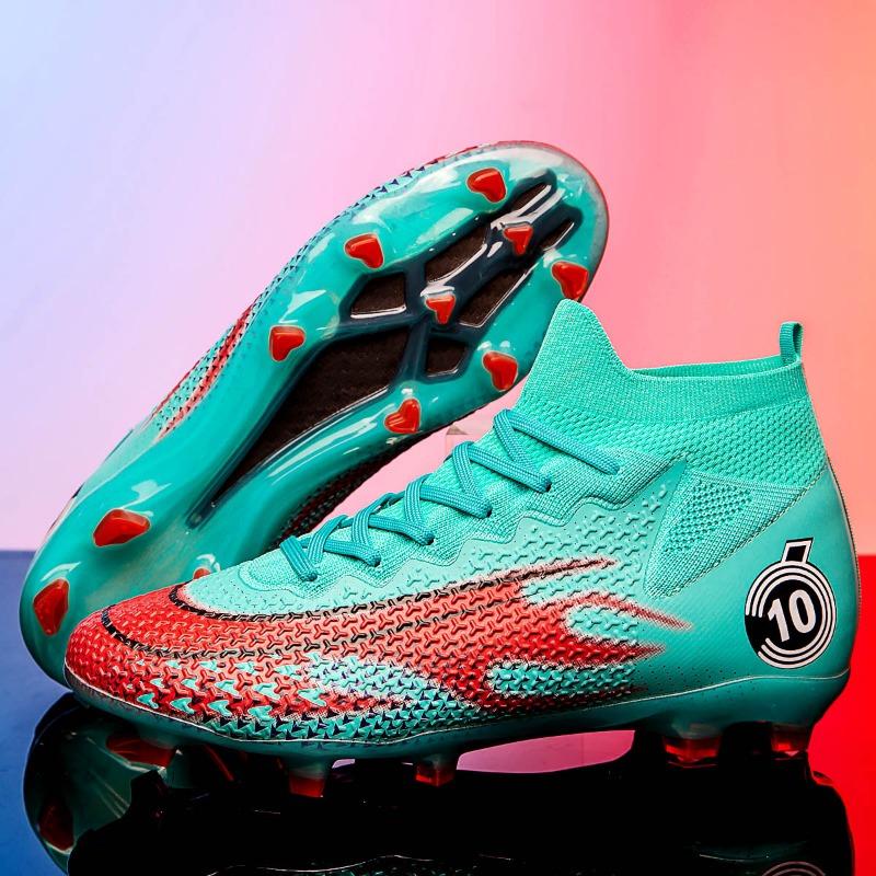 High-top football shoes, men's and women's youth long nails and broken nails factory
