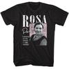 Rosa Parks - Model For Others - American Classics - Solid Black Adult Short Slee