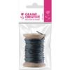 Cordon en coton ciré Gris 5m
