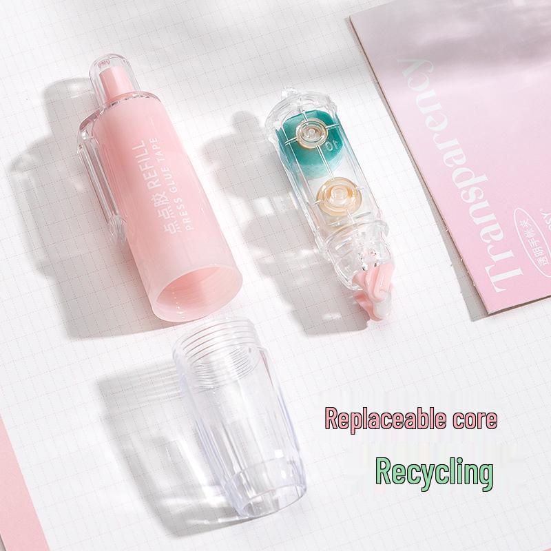 Kaba Bear 360° Вращающийся Клеевой Маркер Большой Емкости для Детского DIY с Двусторонним Скотчем