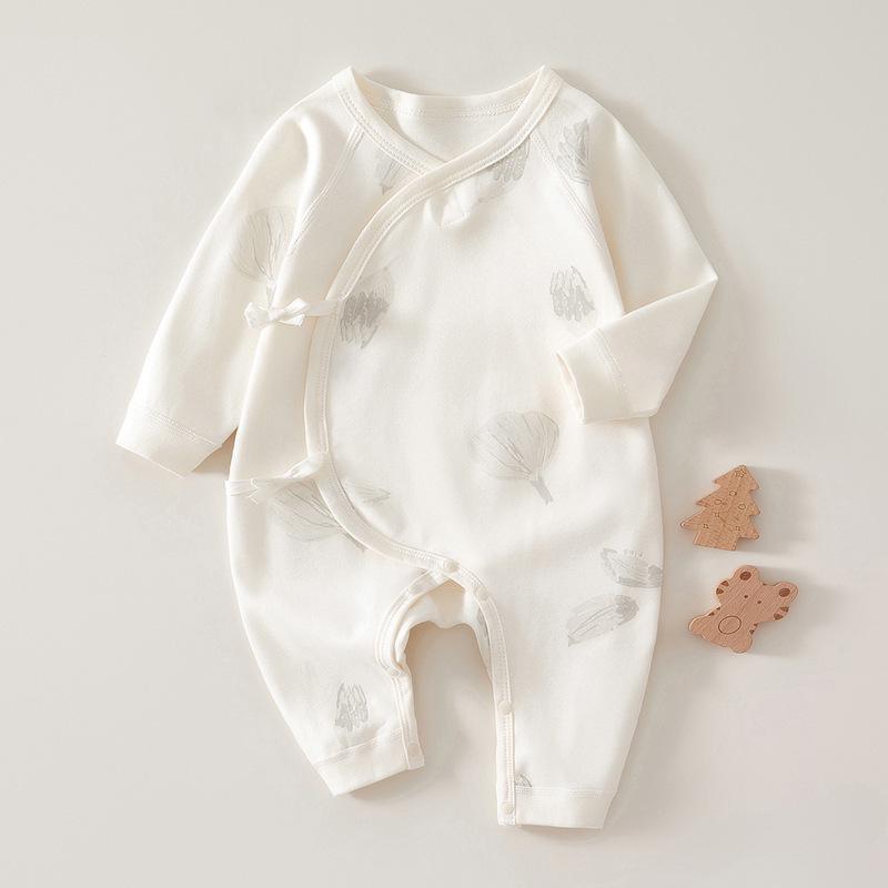Autumn Long Sleeve Butterfly Newborn Bodysuit - All Seasons Baby Crawling Outfit
