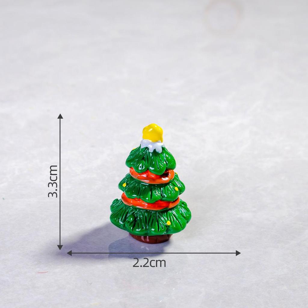 Handgemachtes Weihnachts-Schneemann-Ornament aus Harz – DIY 3D-Zeichentrickszene