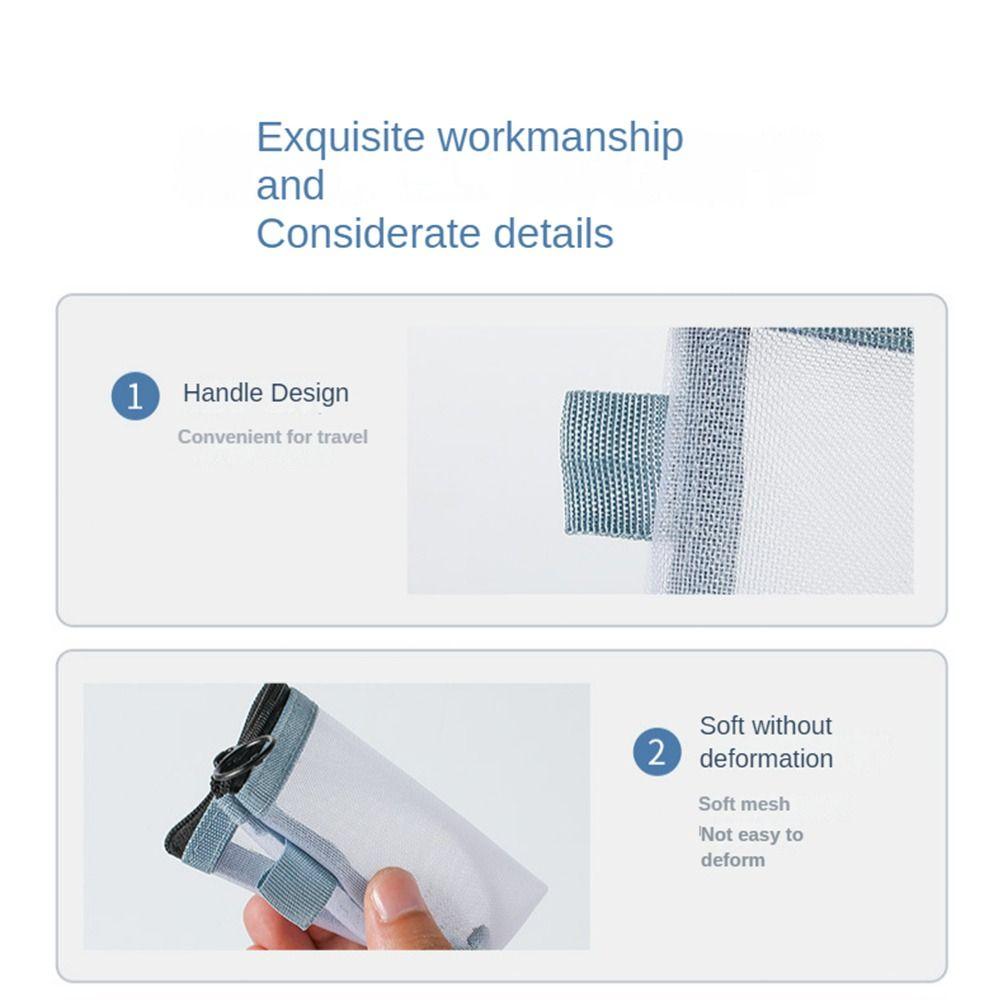 Bag Coin Money Bags Clear Mesh Bag Lipstick Cosmetic Bag Women Change Storage Bag Mini Coin Purse