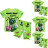 Minecraft Digital Print Kids Cartoon Pajama Set With Soft Fabric For Boys And Girls