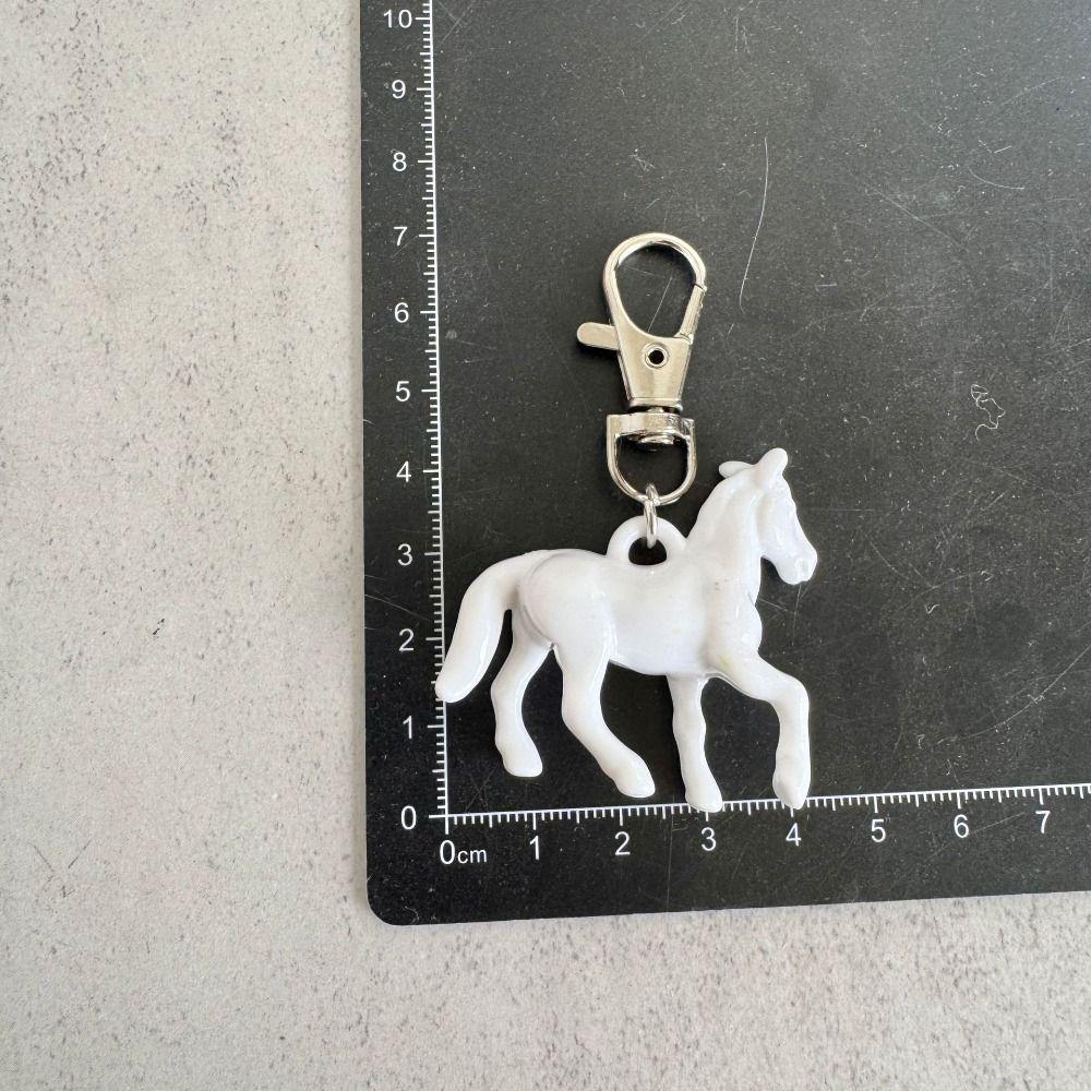 Mini Horse Pendant Keychain Creative Car Key Chain Zodiac Horse Keychain  Lover Friend