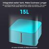 75W 15L 220V Conditioning Fan Humidifier Cooler Tank Cooling Timed 3 Fan Modes Cooling Fan Humidifier Portable Air Conditioner