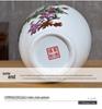 Modern Minimalist Ceramic Vase for Dried Flowers - Porcelain Ornament for Living Room Decor