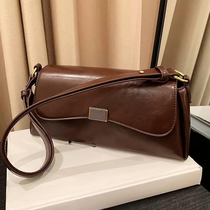 Hochwertige Modische Damen Umhängetasche, Nischen Herbst-Winter Einzel-Schultertasche Unterarmtasche