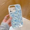 Blue Broken Flowers Phone Case For IPhone 17 Air 16 15 14 13 12 11 Pro Max Cover Case For IPhone 16 15 14 Plus Case Funda Coque
