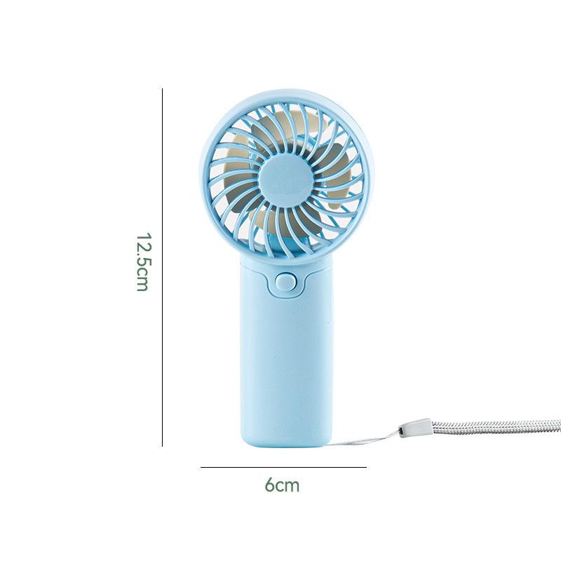 New handheld fan temu charging student strong wind turbine portable outdoor large air volume mini handheld small fan