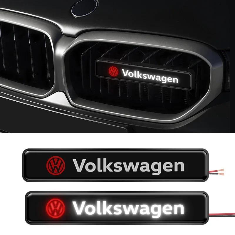 LED Grille Light Front White Grille Warning Running Lamp Marker Blinker For Volkswagen VW Golf 4 7 MK3 4 7 Touran Polo Passat