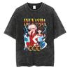 Anime Inuyasha Sesshoumaru Cool Printed Tshirt Unisex Women Cotton Tshirts Unisexga Washed T Shirt Harajuku Unisex Oversized Tops