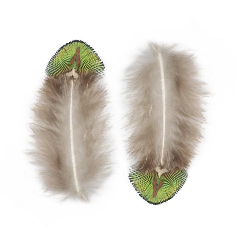 Natural Peacock Hair, Peacock Back Hair, Peacock Gold Pieces, Feather Diy Material Peacock Hair