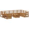 Conjunto de Sofá de Jardim Madeira de Acácia Maciça