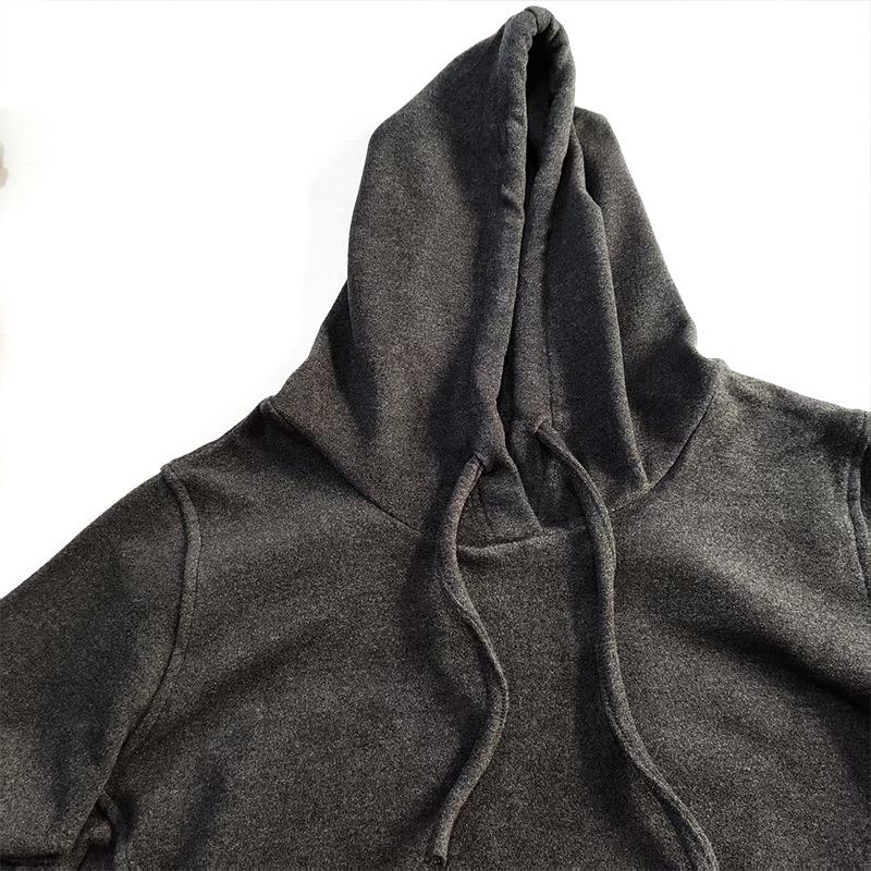 Women's Versatile Thickened Hooded Fleece Hoodie - Casual, Slimming, Age-Reducing, Loose Fit for Autumn and Winter