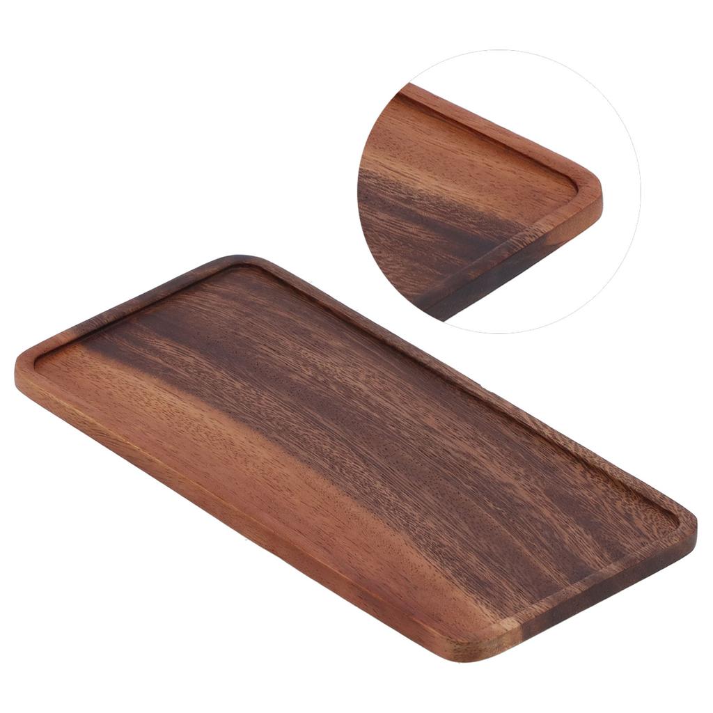 Wooden Tray Walnut Chinese Style Hand Polished Clear Texture Tea Set Tray for Home Hotel