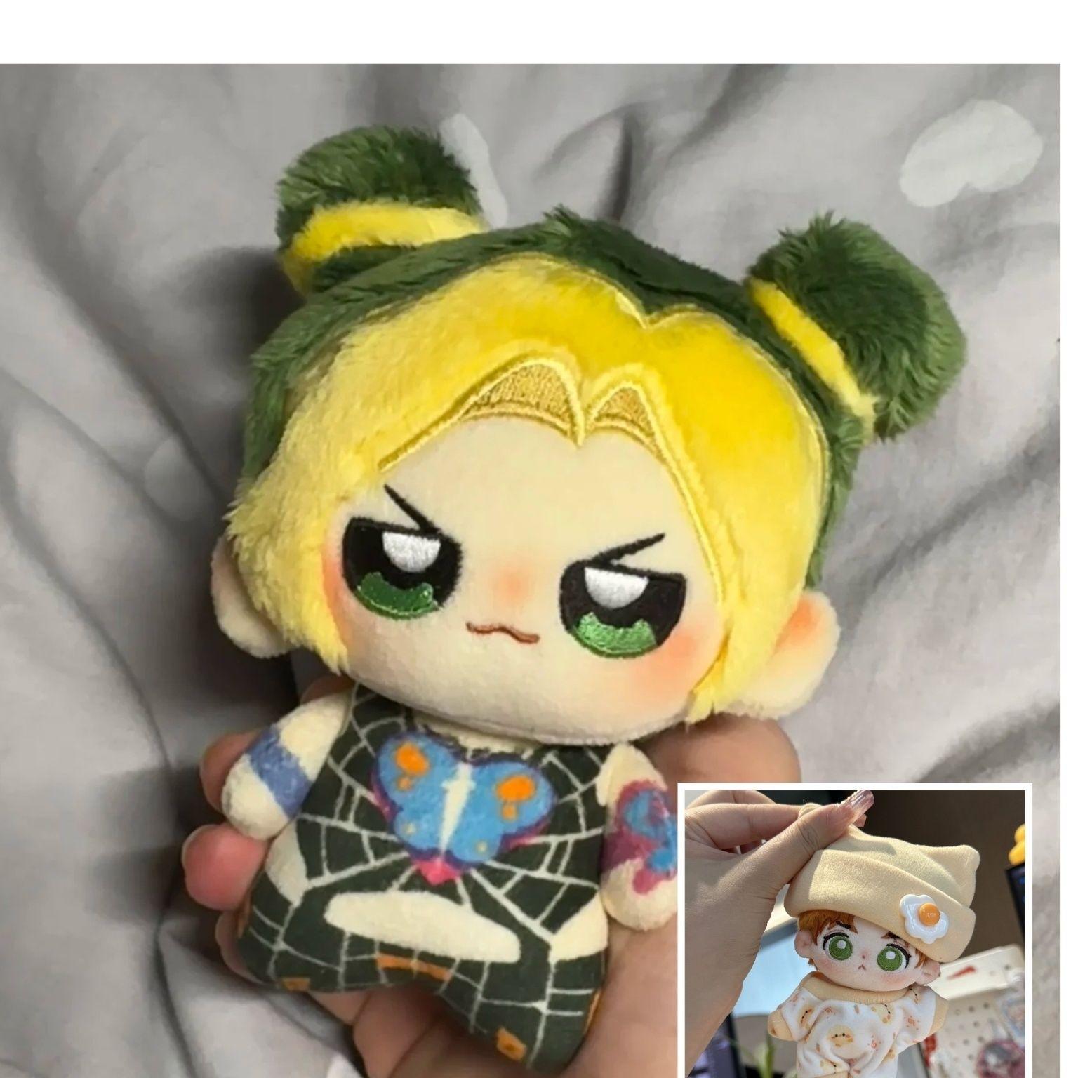 Gevuld 10cm Anime Jojo Jolyne Cujoh Katoenen Pluche Nunu Pop - Perfect Verrassingscadeau Voor Kinderen Vrienden Of Rugzak Hanger 10CM