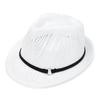 Summer Men Women Hollow Mesh Panama Hat British Retro Jazz Hat Vacation Breathable Sun Protection Sunshade Hat