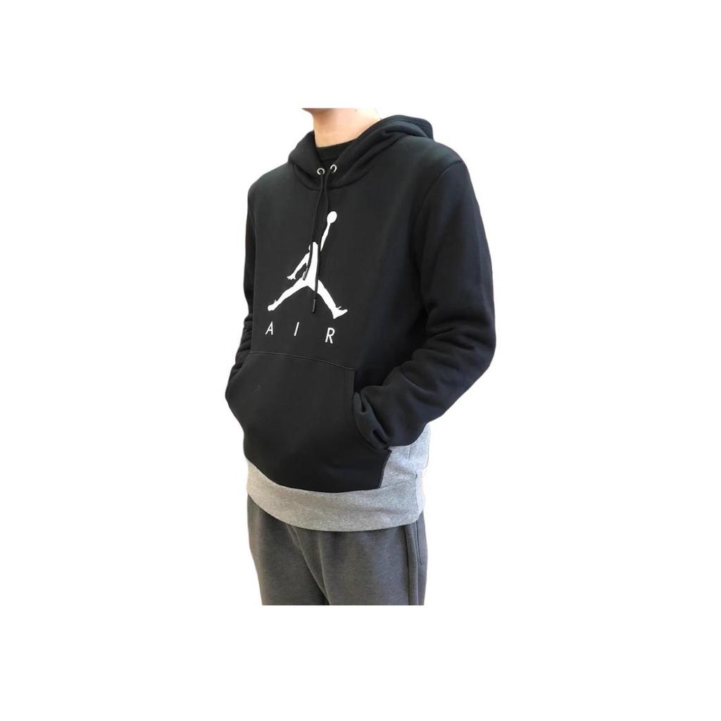 Jordan Fleece Hoodie Pullover Men Tops Black BQ1431-010