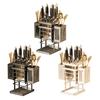 Kitchen Tabletop Storage Rack Knife Holder Large Capacity Multipurpose Waterproof Hollow Storage Rack Kitchen Utensil Organizer