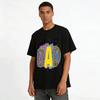 World's Coolest Dad Print Casual Tee Father's Day Gift Top Pure cotton T-shirt
