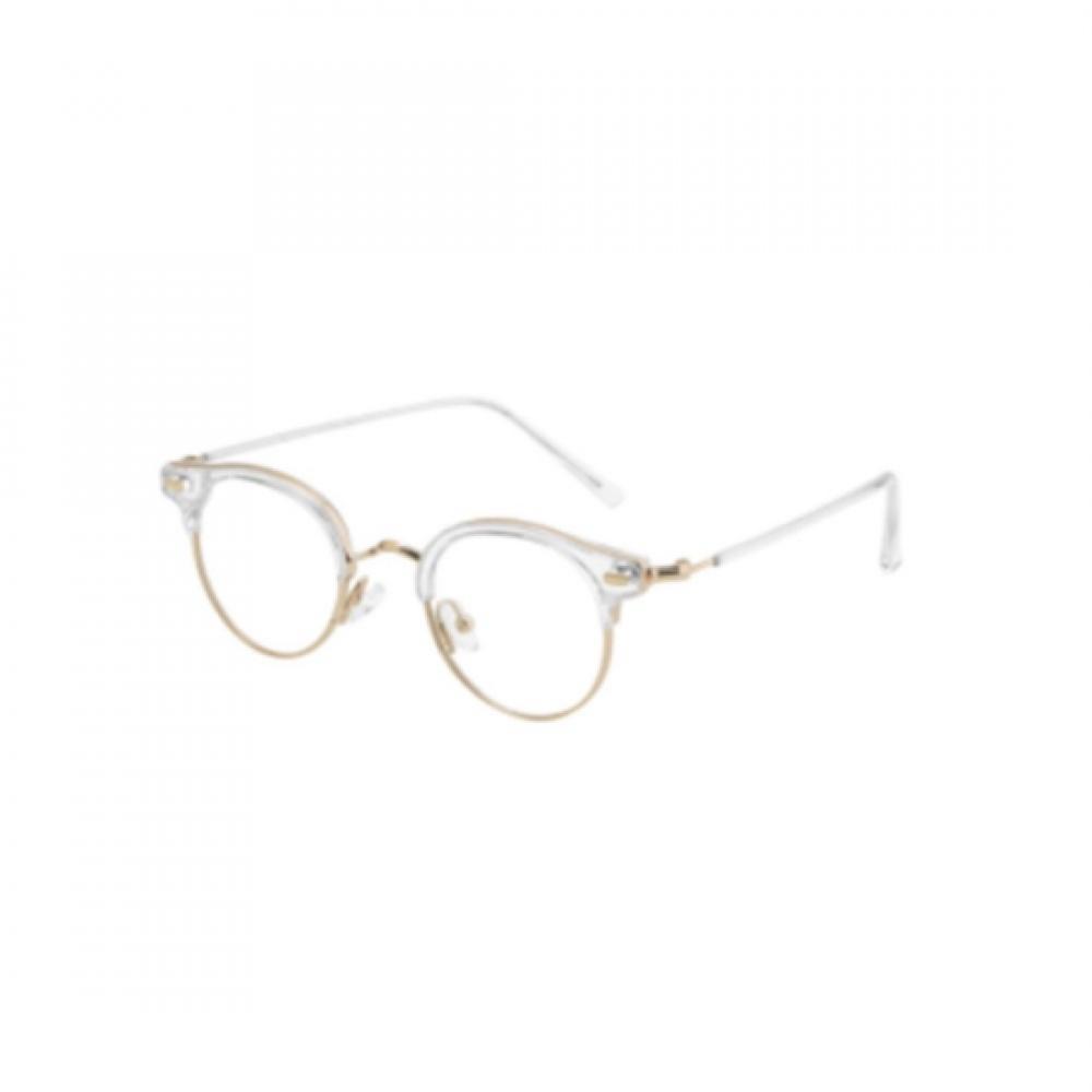 New Arrivals Open Run Unisex Round Mini Retro Glasses