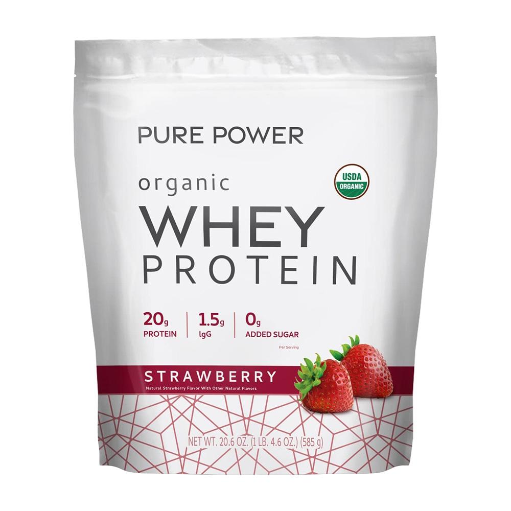 Pure Powder Whey Protein Strawberry, 20.6 oz