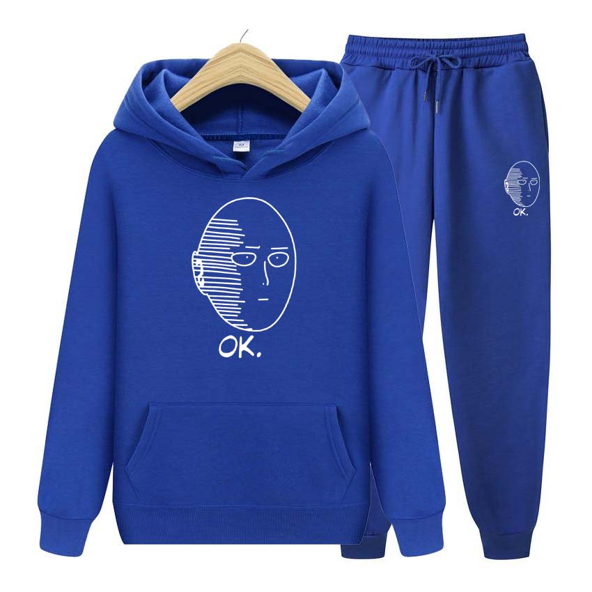 Autumn Winter Couple Suit Jogging Fashion  Men Womens Hoodies Tracksuits Jogger Pants thick Warm Clothes Men