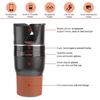 4in1 Multifunction Auto Car Seat Cup Holder Water Bottle Drink Coffee Adjustable