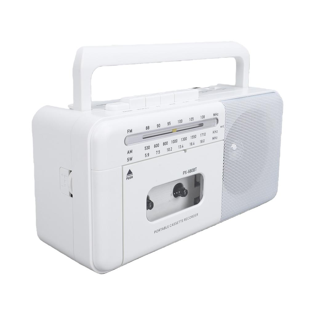 Portable Cassette Player with AM FM SW Radio Retro with Headphone Jack Casette Tape Recorder for Home Travel AC Battery