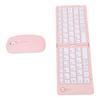 Foldable Keyboard and Mouse 2.4G BT5.0 Rechargeable Wireless Portable Folding Bluetooth Keyboard Combo for Laptop PC