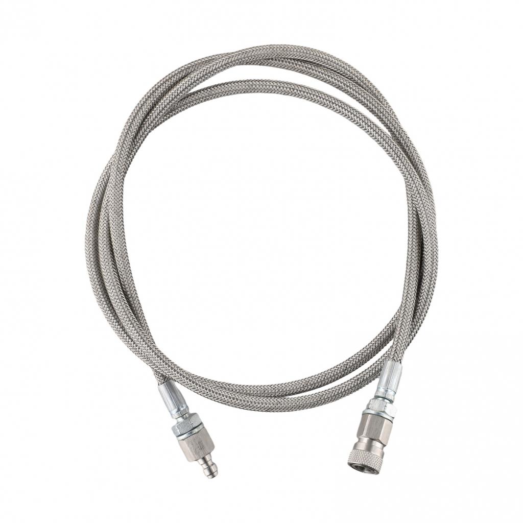 Quick Disconnect Inflation Hose 4500 PSI 60\" Stainless Steel