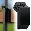 Sleek and Minimalist Design Vertical Mounting Bracket Mailbox Signs Installation