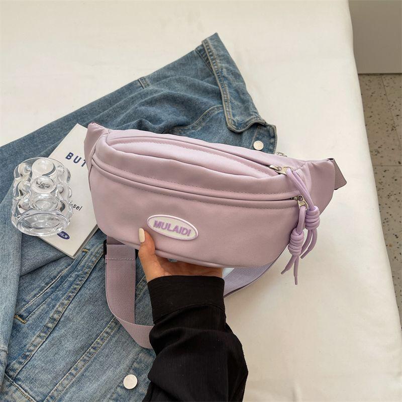 

Летняя красная легкая тренировочная самая простая для матчей сумка на грудь Purple