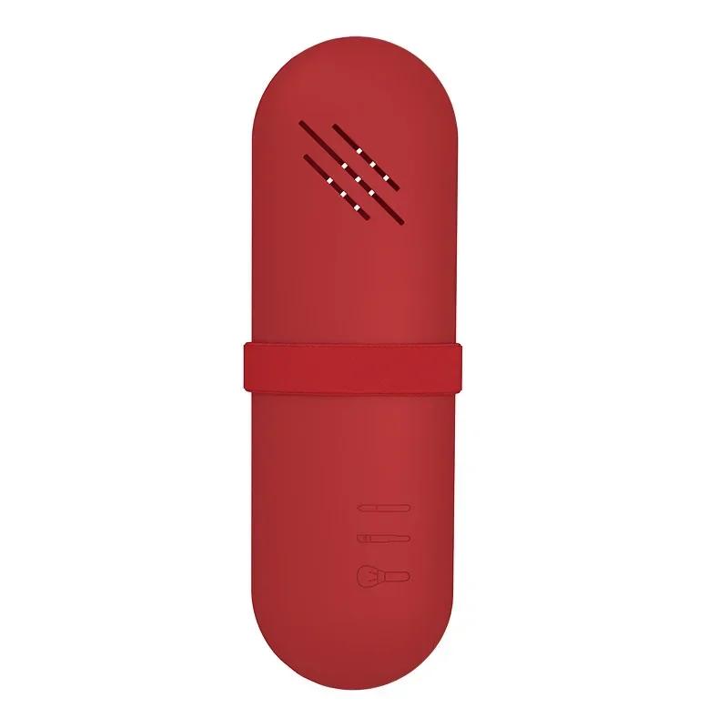 Silicone Makeup Brush Storage Bag Travel Cosmetic Brush Holder Makeup Sponge Case Organizer Pouch Beauty Make Up Tools for Women