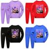 Kpop Demon Hunters Children Short Sleeve Shorts Pajama Set For Sleepwear And Family Comfort