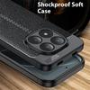For Xiaomi Poco M8 Pro 5G/Redmi Note 15 Pro+ 5G (Global) Case Litchi Texture TPU Flexible Phone Cover, Black