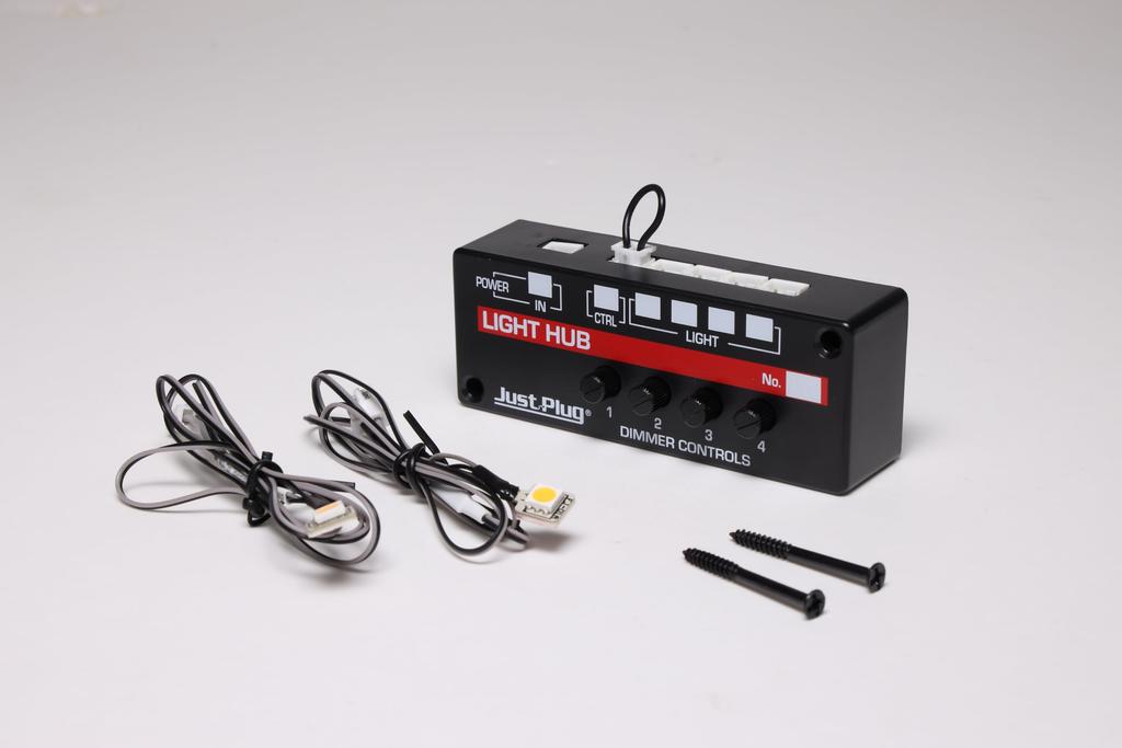 KATO Just Plug Light Hub Set Model & 24-601 (Railway Supplies)