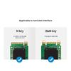 PCIe 5.0 to M.2 NVMe Adapter Card PCIE X8/X16 to M.2 Coverter Expansion Card Support for 2230 2242 2260 2280