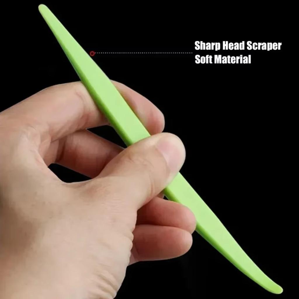 3Pcs/set New Vinyl Car Wrap Tool Protable Cars Micro Stick Squeegee Window Tinting Kit Corner Scraper Curves Slot Tucking Tools