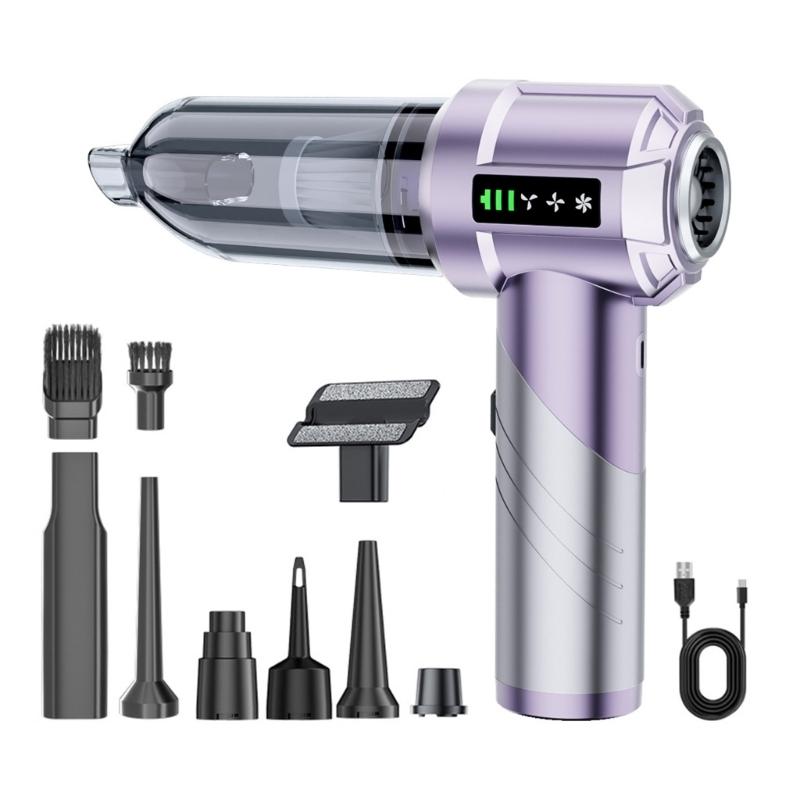 Practical Wireless Car Vacuum Cleaner with 90 Degree Flexible Handle & Removable Filter Suitable for Auto Interior Care